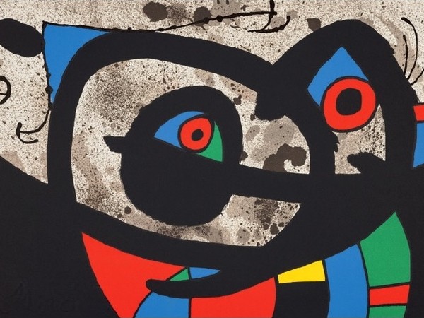 Joan Mirò, Le lézard aux plumes d'or, 1971