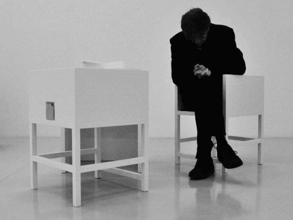 Ettore Spalletti nel suo studio, 2014