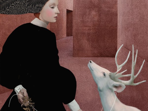 Daria Petrilli, Walking with a white deer, 2016