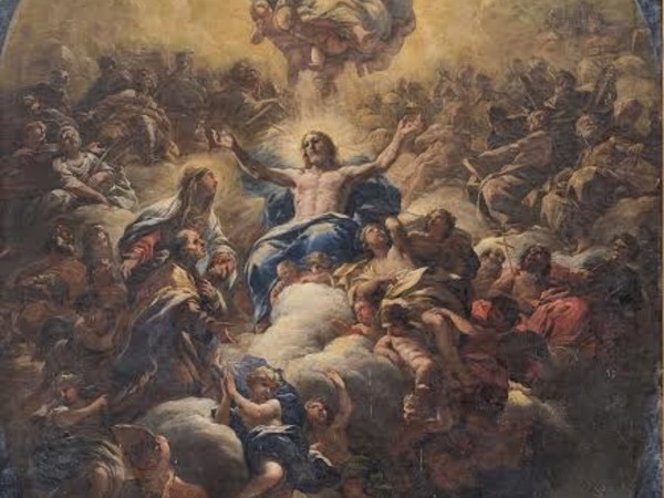 Luca Giordano, Gloria di Sant’Andrea Corsini, bozzetto per la cupola della cappella Corsini di Santa Maria del Carmine di Firenze, olio su tela, Firenze, Gallerie degli Uffizi