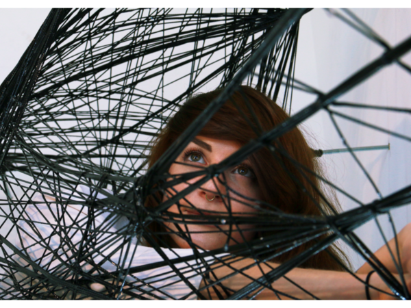 Maria Yablonina, Mobile Robotic Fabrication System for Filament Structures, installazione (part.)