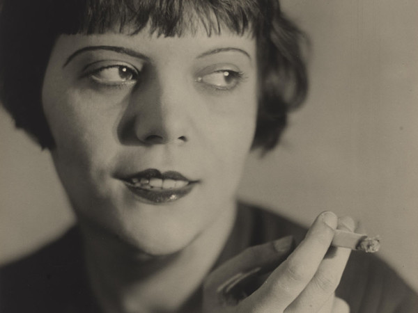 Atelier Stone (Cami Stone and Sasha Stone), Woman Smoking, 1928 Gelatin silver print, 58.6 x 41.4 cm The Museum of Modern Art, New York Thomas Walther Collection. Committee on Photography Fund Digital Image © 2021 The Museum of Modern Art, New York