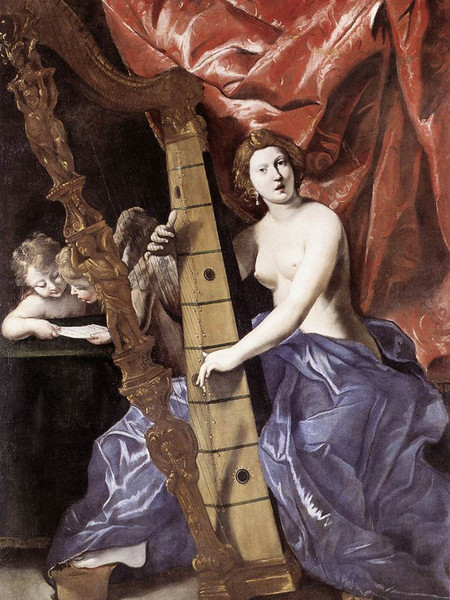 Venus Playing the Harp (Allegory of Music)