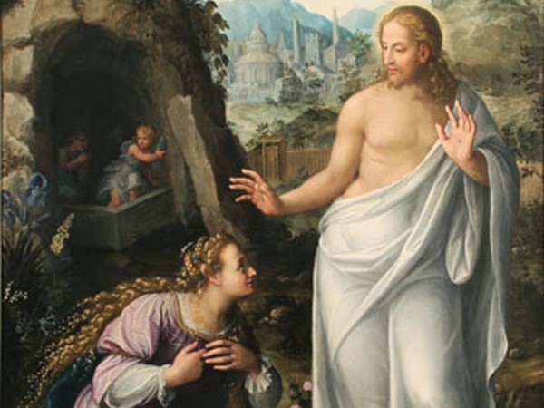 Fede Galizia (Milano, 1578 - Milano, 1630), Noli me tangere, Olio su tela, 313 x 196.5 cm