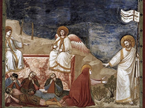 Giotto, Resurrezione e Noli me tangere, 1303-1305 circa, Padova, Cappella degli Scrovegni