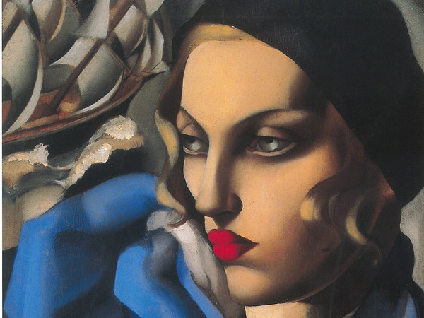 Tamara de Lempicka, La sciarpa blu, 1930. Olio su tavola, 56,50 x 48cm, Collezione privata. © Tamara Art Heritage. Licensed by MMI NYC/ ADAGP Paris/ SIAE Roma 2015