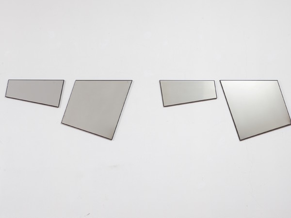 Grazia Varisco, Comunicanti in acciaio, 2013-14, acciaio, quattro elementi, misure variabili