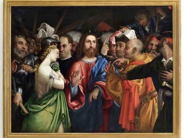 Lorenzo Lotto, Cristo e l'Adultera, Museo-Antico Tesoro della Santa Casa di Loreto