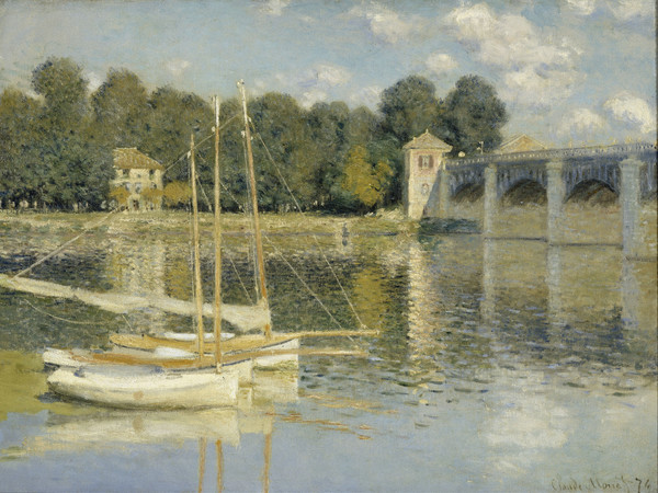 Claude Monet, Le Pont d'Argenteuil, 1864, Olio su tela, Musée d'Orsay, Paris