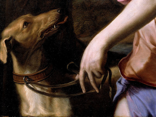 Guercino (1591 - 1666), Diana cacciatrice, Olio su tela, 97 x 121 cm, Roma, Fondazione Sorgente Group