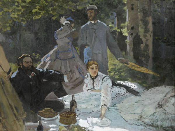 Claude Monet, Colazione sull’erba (1865-1866). Olio su tela; 248,7x218 cm. Parigi, Musée d’Orsay