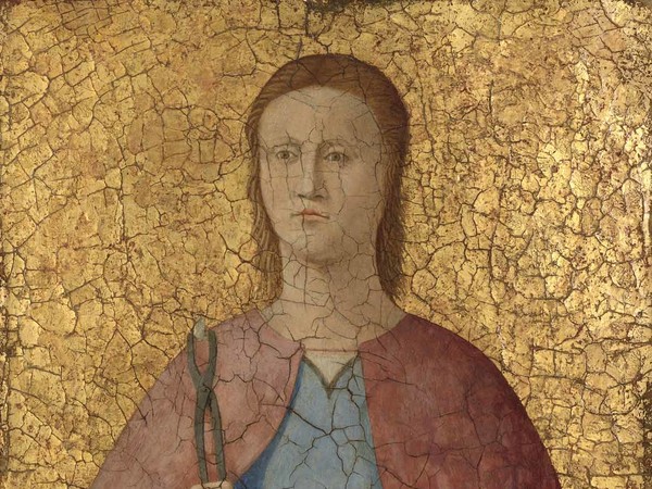 Piero della Francesca, Santa Apollonia, 1454-69, Olio, tempera e oro su tavola, cm 38,7x28,3 | © National Gallery of Art, Washington