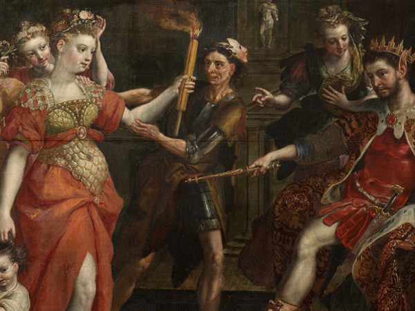 Maerten de Vos, <em>La Calunnia di Apelle</em>, Collezione privata, In prestito alla Rubenshuis, Anversa Maerten de Vos, <em>La Calunnia di Apelle</em>, Collezione privata, In prestito alla Rubenshuis, Anversa