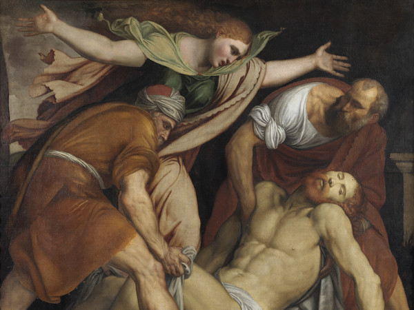 Lattanzio Gambara, Trasporto di Cristo nel sepolcro, 1560 circa,  Tela, 159 x 175 cm, Torino, Musei Reali