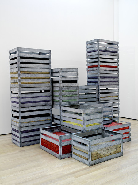 Perino & Vele, Big archives, 2002 ferro e cartapesta, 47 x 56 x 90 cm cad.