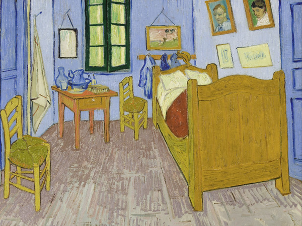 Vincent van Gogh, Camera di Vincent ad Arles, 1889, Olio su tela, 57 x 74 cm, Musée d'Orsay