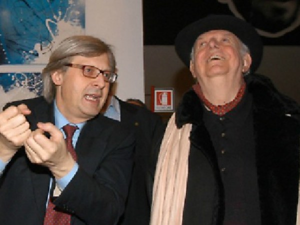 Vittorio Sgarbi e Dario Fo