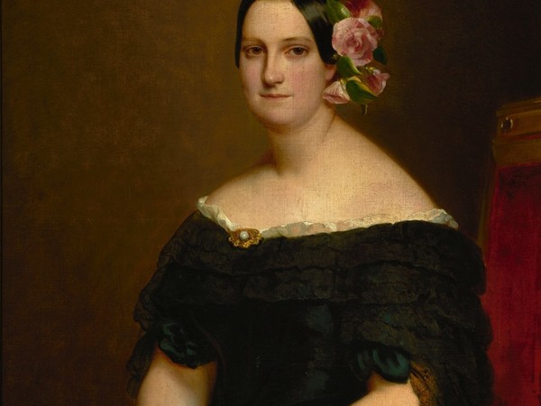 Franz Xaver Winterhalter, Maria Cristina Ferdinanda di Borbone, 1841 circa, olio su tela, 91x74 cm. Reggia di Caserta