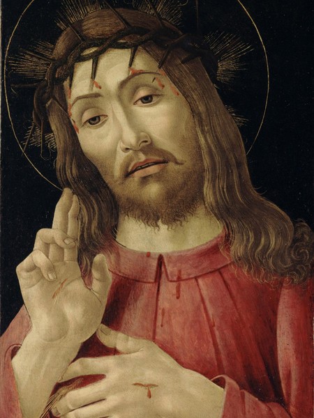 Sandro Botticelli, Cristo risorto, 1480 ca., olio su tavola, cm 45,7x29,8,