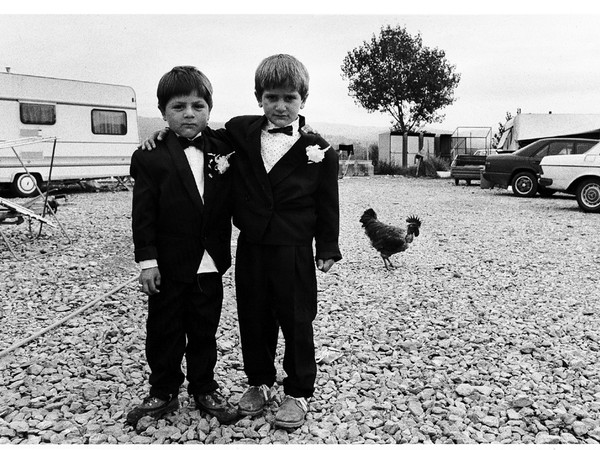 G. Berengo Gardin, Campo nomadi, Firenze, 1993