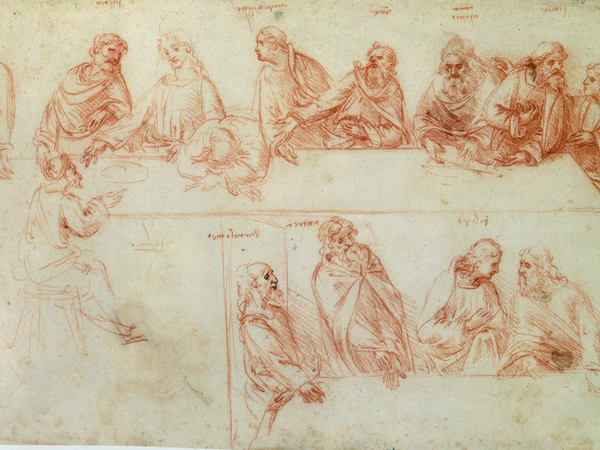 Leonardo Da Vinci, Studio per l?ultima cena, Gallerie dell’Accademia, Venezia