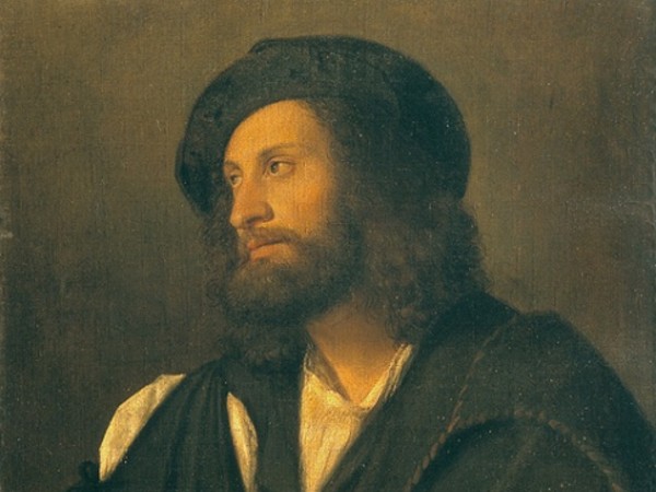 Giovanni Busi detto Cariani, Ritratto virile, 1510-20, 55 x 70 cm, Gallerie dell'Accademia, Venezia