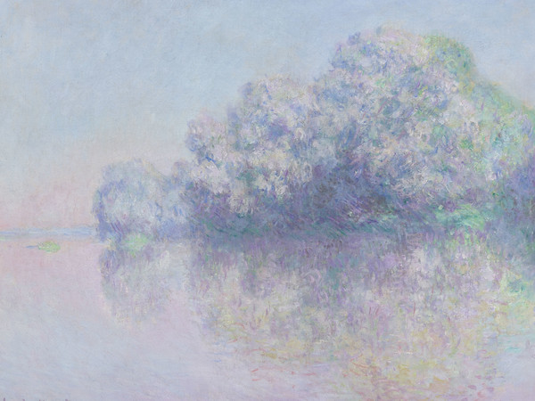 Claude Monet (1840-1926), L’ile aux Orties (L’isola delle ortiche), 1897, Olio su tela, 92.5 x 73.4 cm, Firmato e datato in basso a sinistra “Claude Monet 97”, Collezione Onyx Art, Cat. rag. DW 1490 | Foto: Peter Schälchli, Zürich | IMPRESSIONISTI SEGRETI - Palazzo Bonaparte, Roma 6 ottobre 2019 - 8 marzo 2020