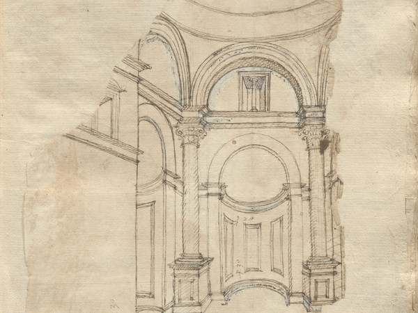 Francesco di Giorgio, Progetto per l’interno di San Bernardino, Firenze, Biblioteca Laurenziana