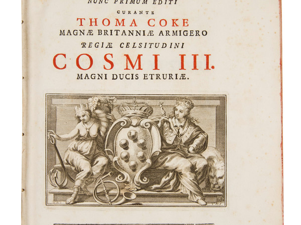 Thomas Dempster, De Etruria Regali libri septem. Frontespizio dell’opera a stampa 1726. Cortona, MAEC 