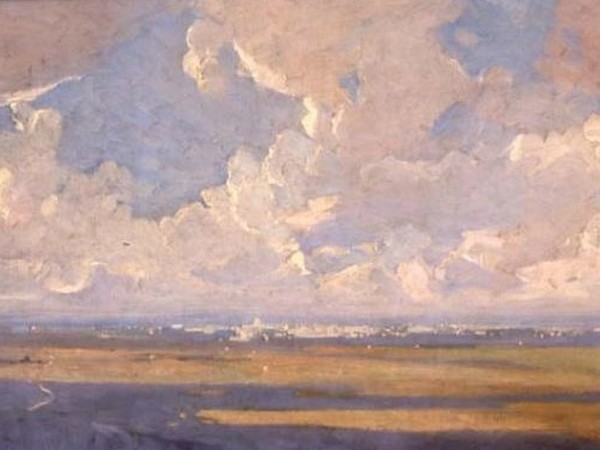 Onorato Carlandi, <em>Roma</em>, Particolare, 1900-1928, Olio su tela, Roma, Galleria d’Arte Moderna