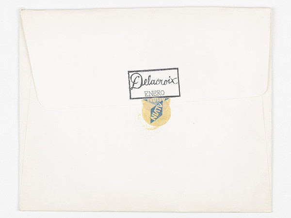 José Antonio Suárez Londoño, ‘The Journal of Eugène Delacroix’, 1999, detail, ink, watercolor, gouache, pencil on paper, wooden frame, glass, 12 frames, 80 x 120 x 6 cm. each. Photo by: Miguel Suárez Londoño José Antonio Suárez Londoño, ‘The Journal of Eugène Delacroix’, 1999, detail, ink, watercolor, gouache, pencil on paper, wooden frame, glass, 12 frames, 80 x 120 x 6 cm. each. Photo by: Miguel Suárez Londoño