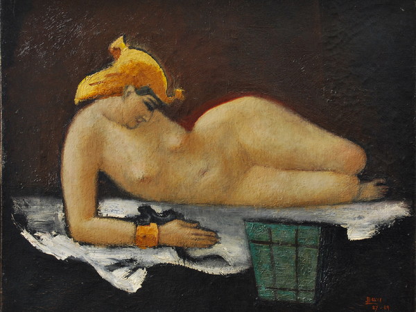 Anselmo Bucci, Cleopatra, 1927-29. Courtesy Matteo Maria Mapelli Arte Moderna e Contemporanea