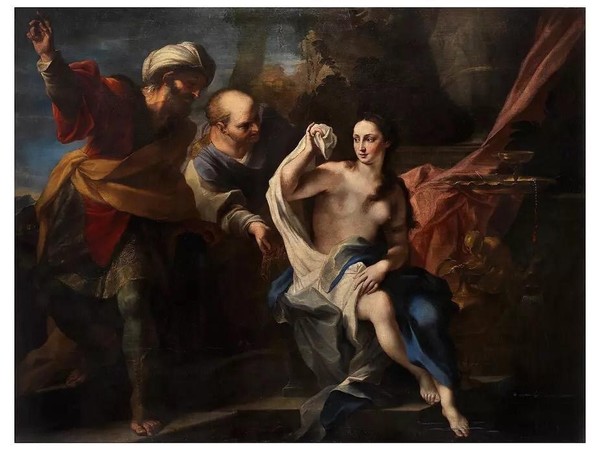 Legnanino, Susanna e i vecchioni, olio su tela, cm. 147x194