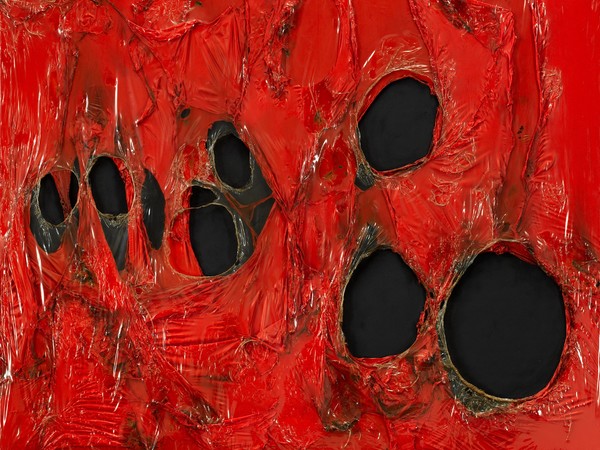 Alberto Burri, Rosso Plastica, 1963 © Fondazione Burri