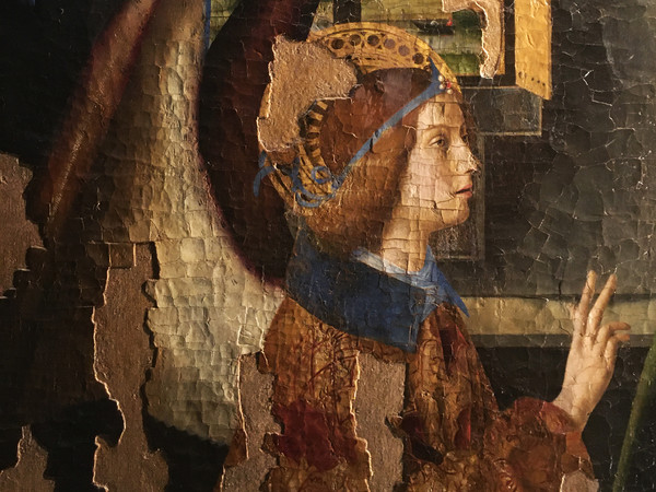 Antonello da Messina, Annunciazione, Dettaglio, 1474, Olio su tavola di tiglio, 180 x 180 cm, Siracusa, Museo di Palazzo Bellomo | Foto: © ARTE.it