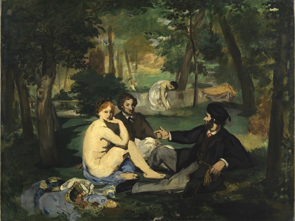 Édouard Manet Le Déjeuner sur l'herbe (Colazione sull’erba) 1863 circa olio su tela, 89x116 cm Londra, Courtauld Institute Galleries
