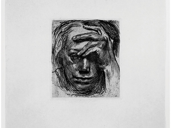 Kathe Kollwitz, Selbstbildnis, 1910, Radierung