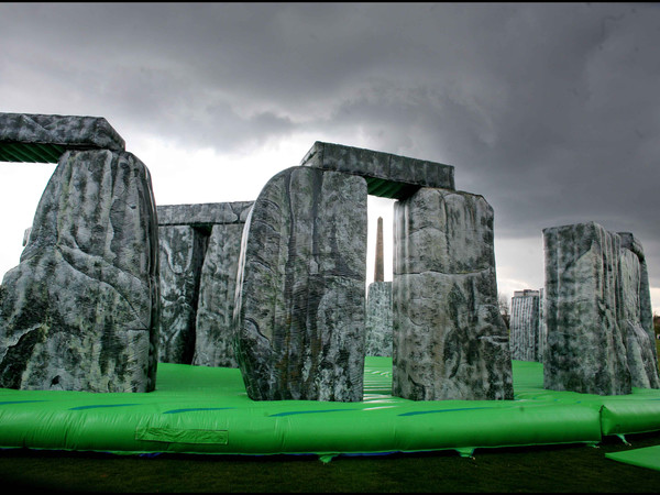 Jeremy Deller, Sacrilege, 2012. Installation view, Glasgow lnternational Festival, Glasgow Green, 2012. Commissioned by the Glasgow International Festival and the Mayor of London