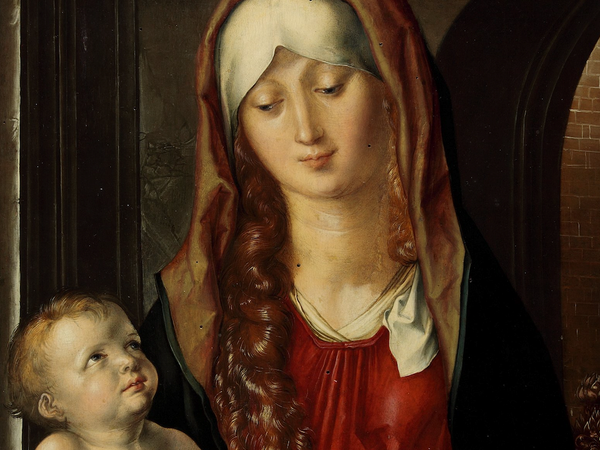 Albrecht Dürer, Madonna del Patrocinio, 1495 ca., Fondazione Magnani-Rocca