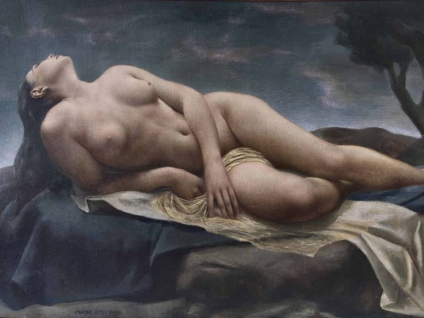 Ubaldo Oppi, Nudo disteso. La figlia di Jefte, 1925-1927 | Courtesy of Musei San Domenico, Forlì, 2017
