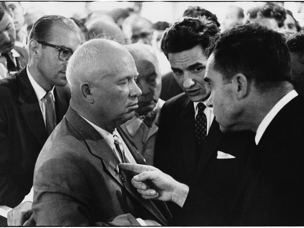 Nikita Khrushchev and Richard Nixon, USSR, Moscow, 1959 