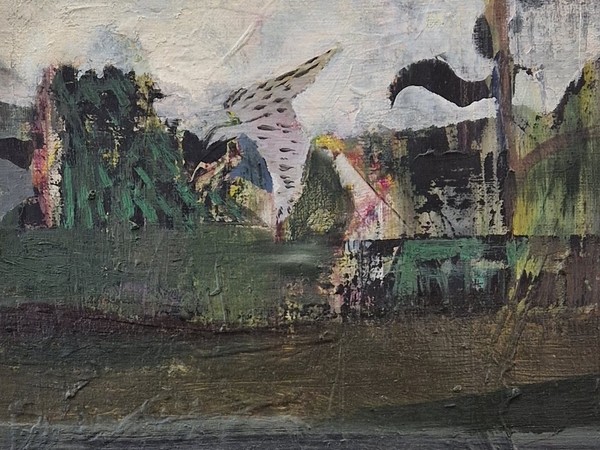 Kevin Rausch, Birdy, 2023, oil acrilyc on canvas. Courtesy Kevin Rausch and Shazar Gallery