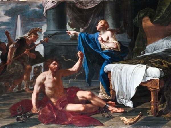 Marco Benefial, Sansone spezza i lacci, olio su tela, 1740-1750