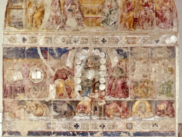 Pigmenti, muri e pittura ad affresco, Pinacoteca Nazionale di Ferrara