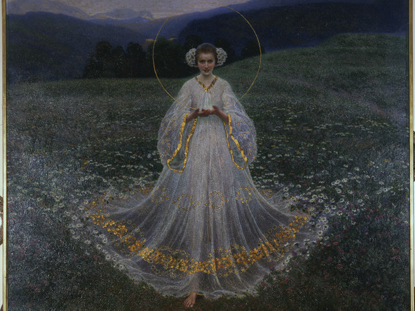 Maximilian Lenz, La primavera, 1904, olio su tela. Collezione privata