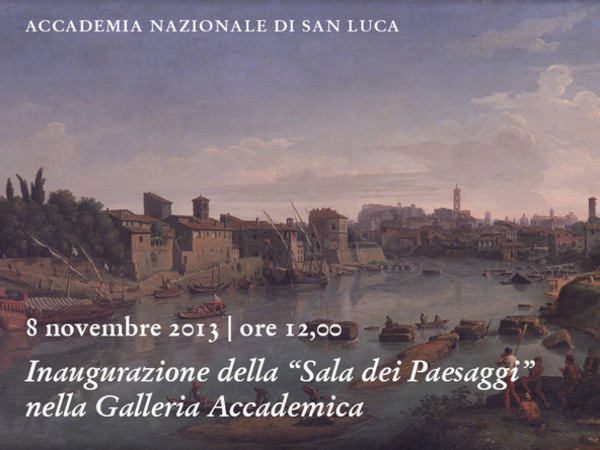 Sala dei paesaggi nella Galleria dell'Accademia Nazionale di San Luca, Roma