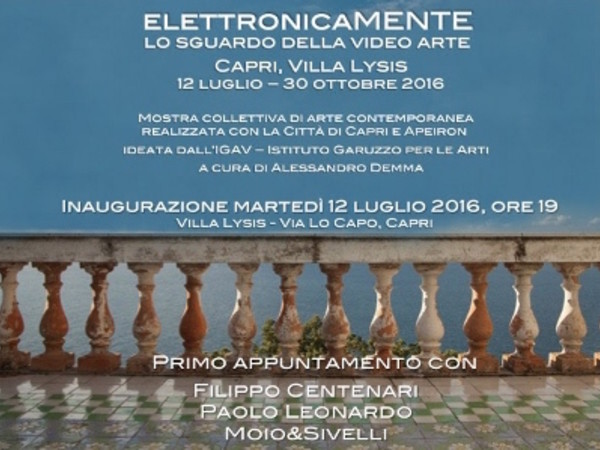 ElettronicaMente. Lo sguardo della video arte, Capri