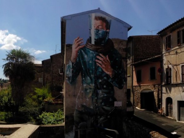 Opera di Fintan Magee, Acquapendente, Urban Vision Festival 2017