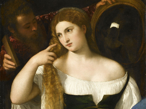 Tiziano Vecellio, Giovane donna alla toeletta, 1515 circa, Olio su tela, 99 × 76 cm, Parigi, Musée du Louvre | © bpk | RMN - Grand Palais | Thierry Le Mage