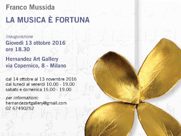 Franco Mussida. La Musica è Fortuna, Hernandez Art Gallery, Milano